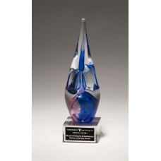 Blue and Violet Art Glass Award