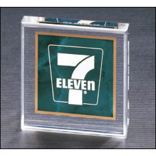 Emerald Marble Square Acrylic Paper Weight