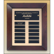 Cherry Finish Wood Frame Perpetual Plaque