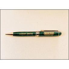 Green Marble Euro Pen