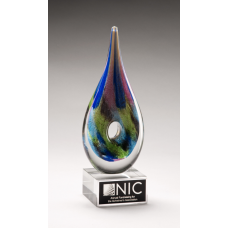Multi Color Art Glass Award