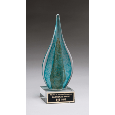 Flame Shaped Art Glass Award